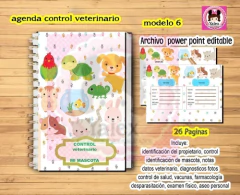 Kit Imprimible Control Veterinario Mascotas Vol.2 | Editable - PlantillasyVectores