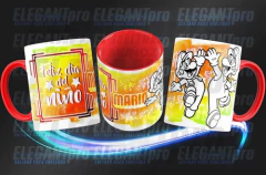 20 Plantillas Sublimación Tazas Infantiles Para Pintar Vol.1 - PlantillasyVectores