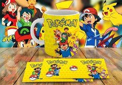 15 Plantillas Sublimación Tazas - Pokemon