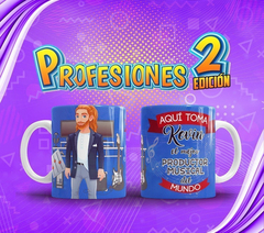 Plantillas Sublimar Tazas - Profesiones El Mejor Vol.2 - comprar online