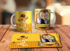 Plantillas Sublimar Tazas Infantiles - Rey León Foto | Psd - tienda online