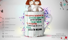 Plantillas Sublimación Tazas - Horóscopo Loco - PlantillasyVectores