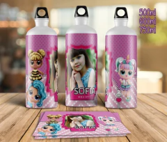 Plantillas Sublimación Botellas Termos - Diseños Infantiles - PlantillasyVectores