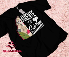 Plantillas Sublimación Poleras Multiuso Shakira + Bizarrap - tienda online