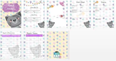 Kit Imprimible X5 Control Veterinario Mascotas + Regalo - PlantillasyVectores