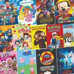 3x1 Kit Imprimible Libros Colorear + Dibujos + Actividades - PlantillasyVectores