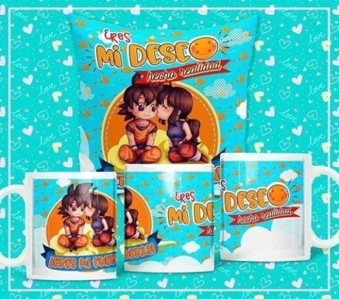 Plantillas Sublimar Tazas + Cojin - Dia Amor San Valentin