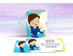 Plantillas Sublimación Tazas - Técnico Párvulos | Educadoras - PlantillasyVectores