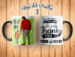 Imagen de Plantillas Sublimación Tazas Día Del Padre E Hijo Duos Vol.2