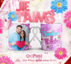 Plantillas Tazas Día Del Amor Foto Collage 2