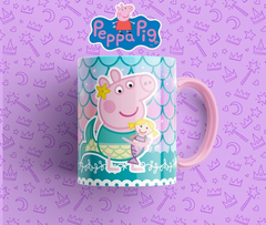 Plantillas Sublimación Tazas - Peppa Pig - PlantillasyVectores