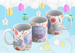 Imagen de Plantillas Tazas Conejo De Pascua