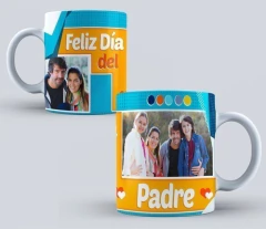Plantillas Dia Del Padre - Collage - Sublimacion Tazones - PlantillasyVectores