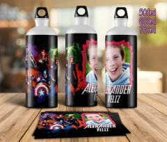 Plantillas Sublimación Botellas Termos - Diseños Infantiles - PlantillasyVectores