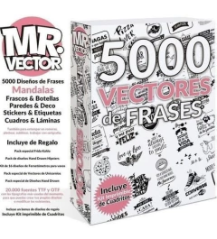 +5000 Vectores Frases Para Sublimación Vinilo Serigrafía