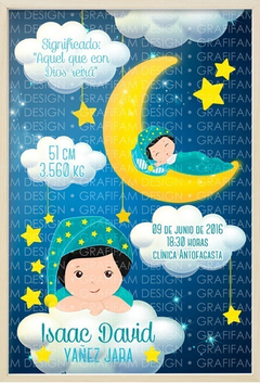 Kit Imprimible Cuadros Bebé Nacimiento Niño | Editables Ppt - PlantillasyVectores
