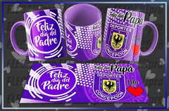 20 Plantillas Sublimación Día Padre Tazas Fútbol Chile 1ra B - PlantillasyVectores