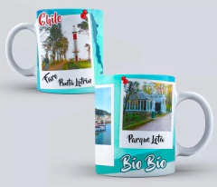 Plantillas Sublimación Tazones Chile Lugares Turísticos - comprar online