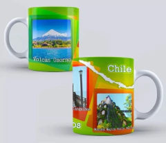 Plantillas Sublimación Tazones Chile Lugares Turísticos en internet