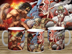20 Plantillas Sublimación Tazas | Attack On Titan Vol.1
