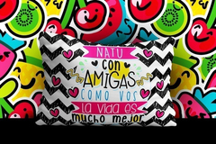 Pack Sublimación Cojines + Tazas - Día Del Amigo - comprar online