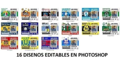 Plantillas Sublimación Cojines - Día Del Padre Futbol Chile - comprar online