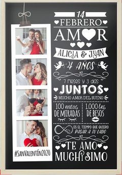 Kit Imprimible Cuadros Día Del Amor Vol.3 | Editable Psd - PlantillasyVectores