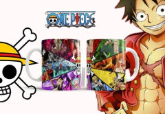 Plantillas Tazas One Piece en internet