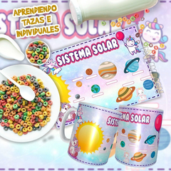 Plantillas Sublimación Tazas + Individual Tabla Multiplicar - PlantillasyVectores