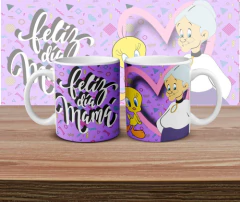 Plantillas Sublimación Tazas Retro Día De La Madre - PlantillasyVectores