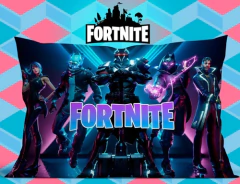 26 Plantillas Sublimación Cojines Fortnite - PlantillasyVectores
