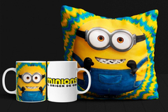 Plantillas Sublimación Tazas Cojines - Minions Origen De Gru - PlantillasyVectores