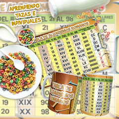 Plantillas Sublimación Tazas + Individual Tabla Multiplicar en internet