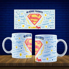 Plantillas Sublimación Tazas Día Del Padre Frases /psd - comprar online