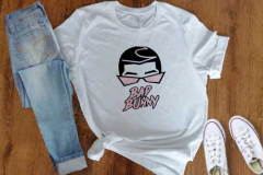 Plantillas Sublimación Poleras - Bad Bunny en internet