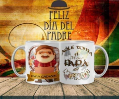 Plantillas Sublimación Tazas - Día Del Padre Profesiones #1