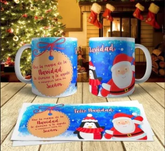 +80 Plantillas Sublimación Tazones Navidad Promo!