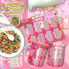 Plantillas Sublimación Tazas + Individual Tabla Multiplicar - comprar online
