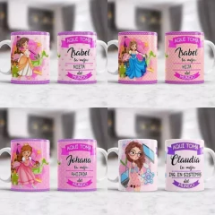 +100 Plantillas De Sublimación Tazas Aquí Toma Profesiones - PlantillasyVectores