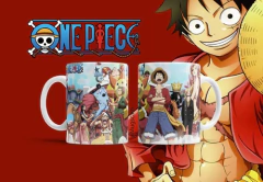 Plantillas Tazas One Piece en internet