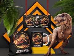 Plantillas Tazas + Cojines - Jurassic Park