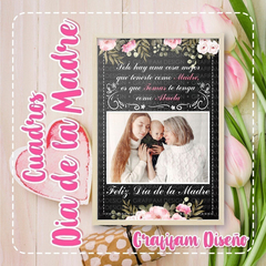 Kit Imprimible Cuadros Día Madre Pizarra | Editables Ppt en internet