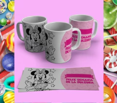20 Plantillas Sublimación Tazas Infantiles Para Pintar #3