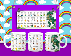 Imagen de Plantillas Sublimación Tazas - Abecedario
