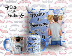 Plantillas Sublimación Cojines + Tazas Día Del Padre Duos - comprar online
