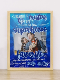 Kit Imprimible Cuadros Día Del Padre | Editables Psd
