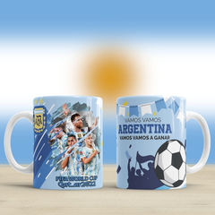Plantillas Sublimación Tazas Argentina Qatar 2