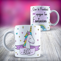 Plantilla Sublimación Tazas Unicornios | Editable Psd - comprar online
