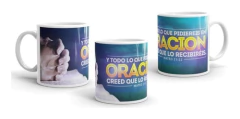 Plantillas Sublimación Tazas Cristianas Vol.4