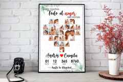 Kit Imprimible Cuadros Día Del Amor Vol.4 | Editable Psd - tienda online